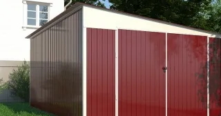 Сарай из труб в Спасске-Дальнем от 41089 рублей - строительство сараев из труб и профнастила