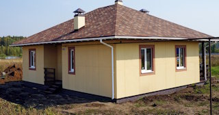 Одноэтажный дом из панелей под ключ в Спасске-Дальнем - Строй-Спс от 133537 рублей